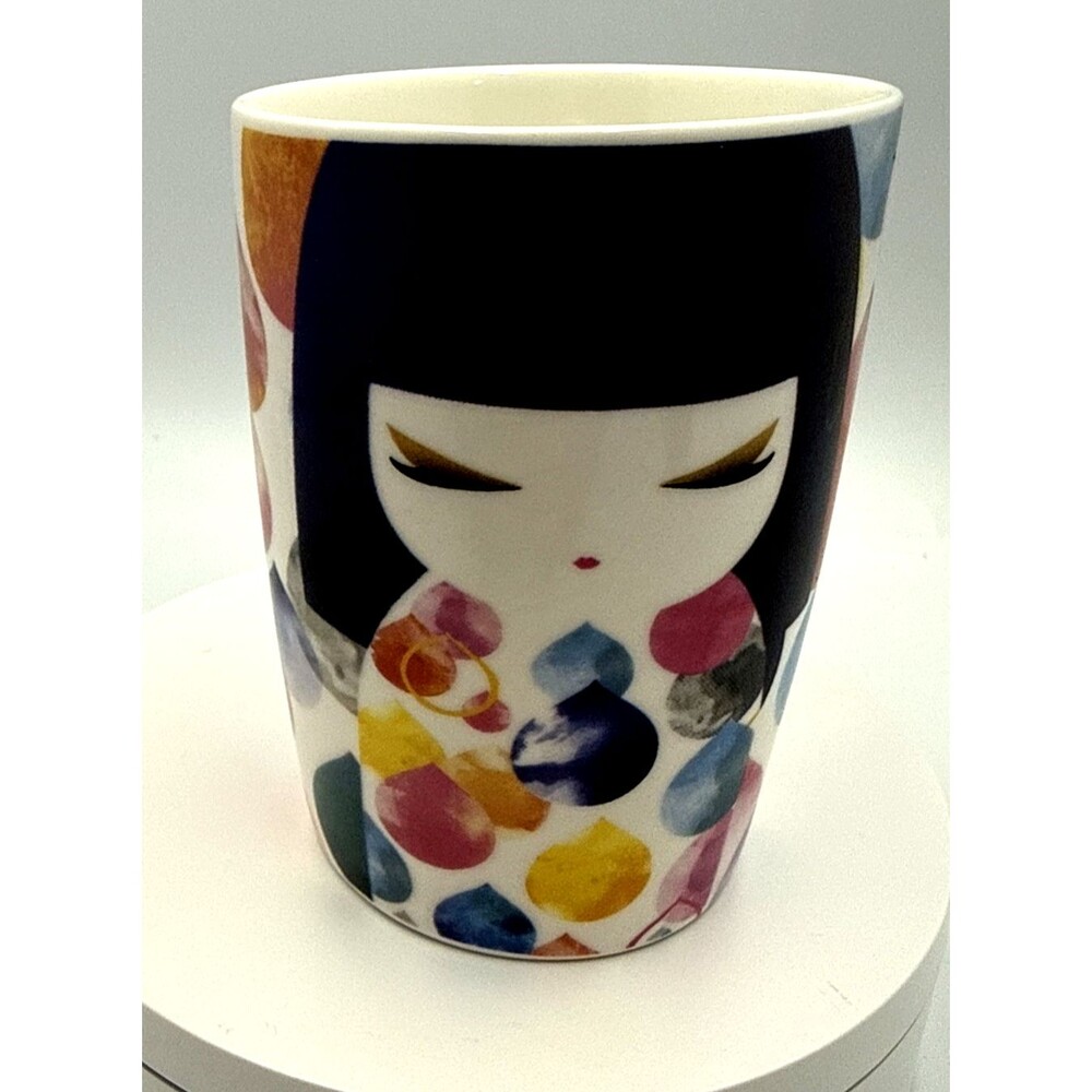 4.25" Kimmidoll Collection Mug, Mihoko, Japanese Style Doll Design